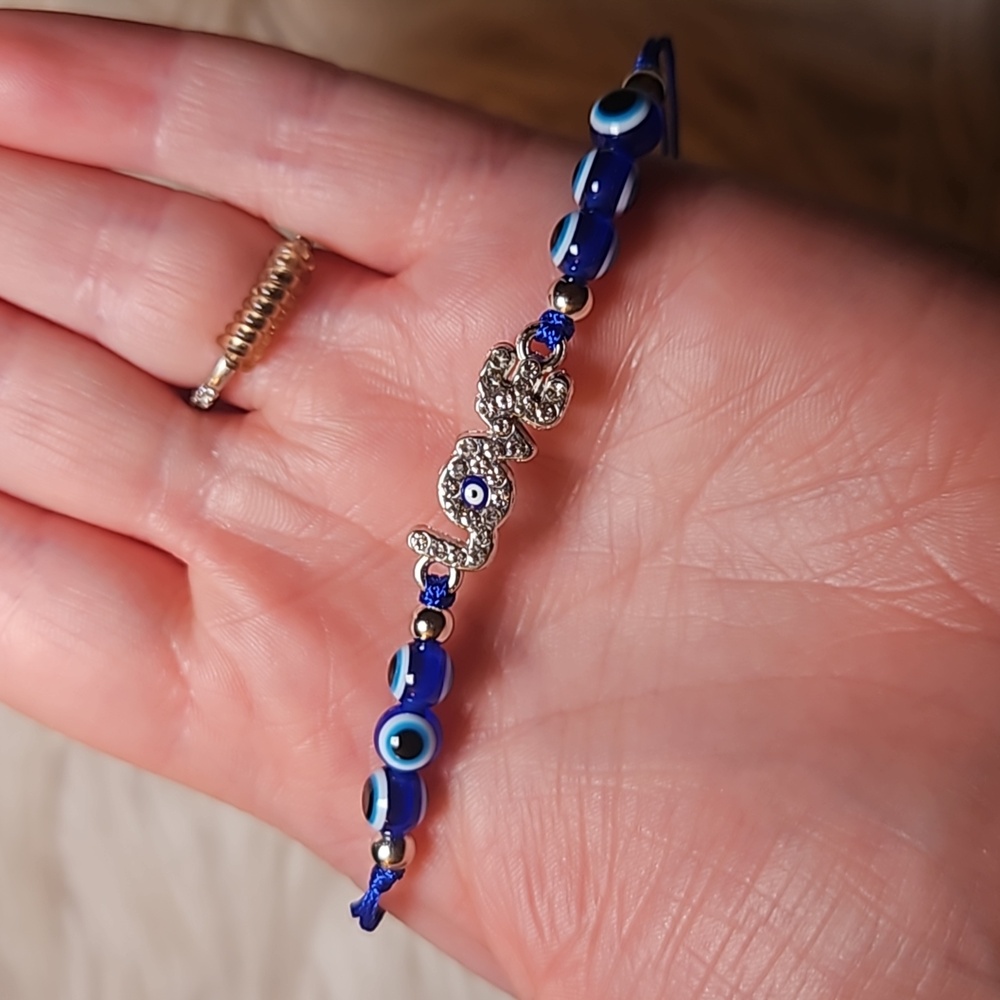 Love Frequency Evil Eye Energy String Bracelet